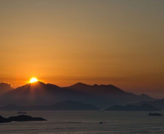 Hong Kong neighborhood, landscape, photography, Ap Lei Chau, Lamma Island, Sunset