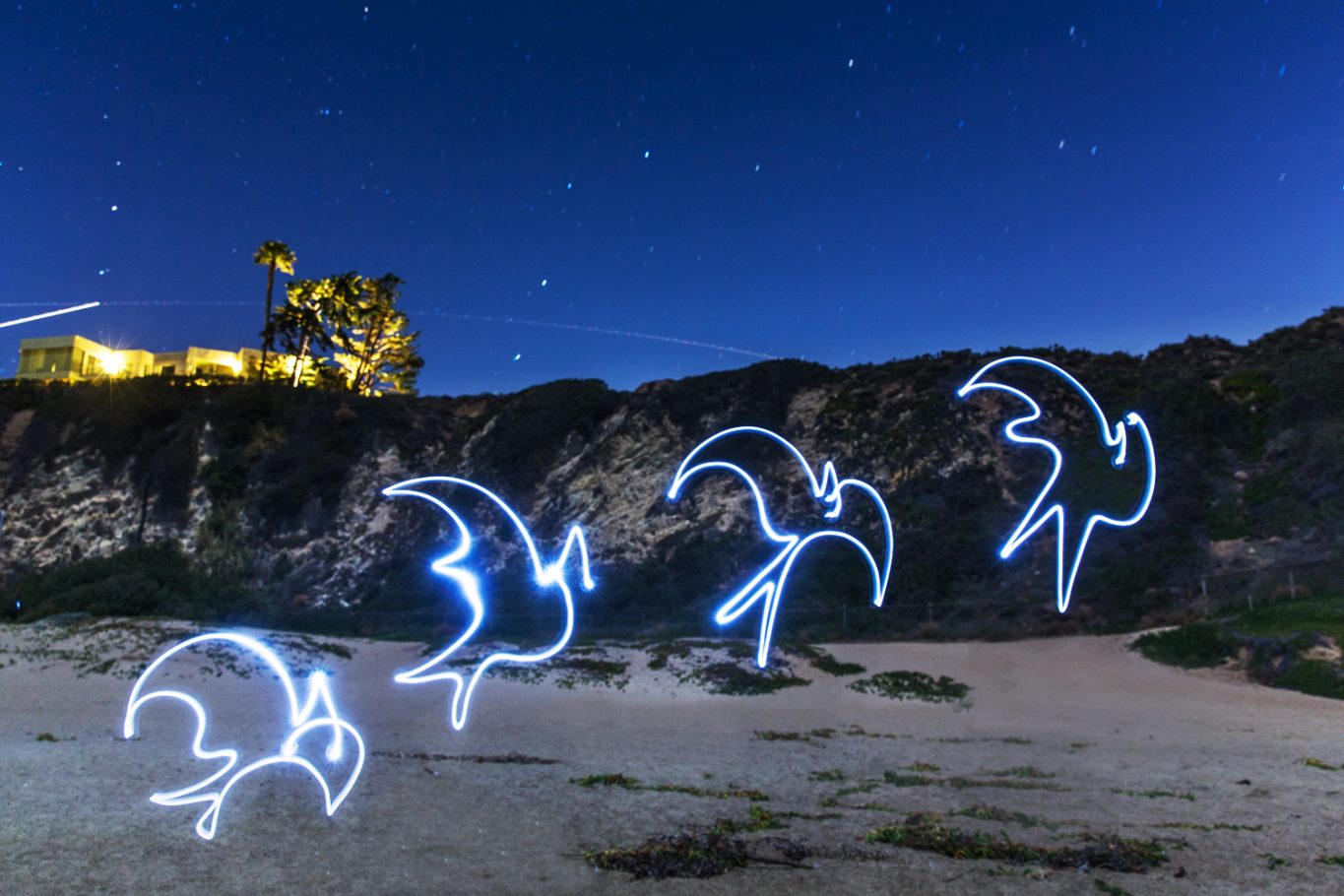 Hong Kong, Light Painting Photography, Kelsey Montague